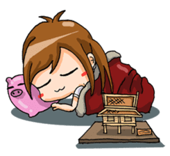 Tiny Architect Girl sticker #1167247