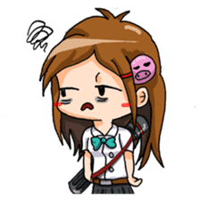 Tiny Architect Girl sticker #1167250