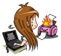 Tiny Architect Girl sticker #1167259