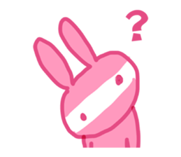 PINK NINJA RABBIT sticker #1167735