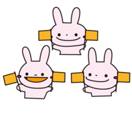 usaneko-ouendan sticker #1169074