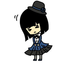 Negative Girl/Kaede sticker #1169440