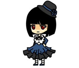 Negative Girl/Kaede sticker #1169447