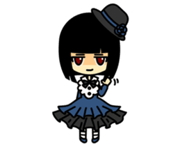 Negative Girl/Kaede sticker #1169448