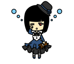 Negative Girl/Kaede sticker #1169464