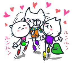 SECHIGARA-Three brothers cat sticker sticker #1169626