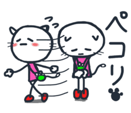SECHIGARA-Three brothers cat sticker sticker #1169628