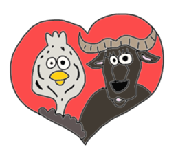 Savanna Friends. sticker #1169998