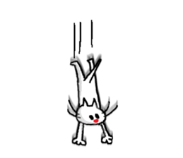 Falling, Occasionally Floating Cat. sticker #1170572