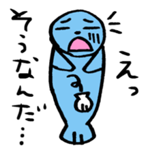 Handwriting animal sticker #1170600