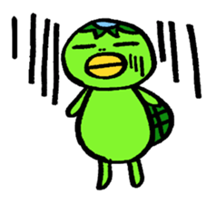 Handwriting animal sticker #1170601