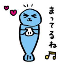 Handwriting animal sticker #1170614