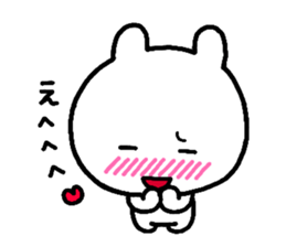 rabbit heart 2 sticker #1170827