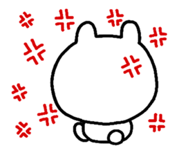 rabbit heart 2 sticker #1170830