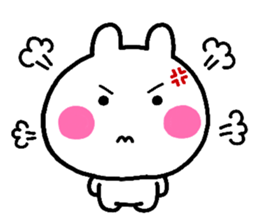 rabbit heart 2 sticker #1170831