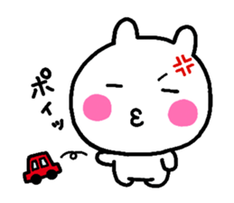 rabbit heart 2 sticker #1170833