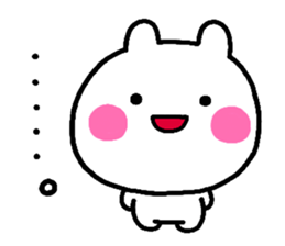 rabbit heart 2 sticker #1170834