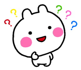 rabbit heart 2 sticker #1170836