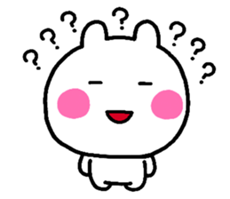 rabbit heart 2 sticker #1170837