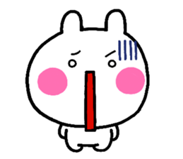 rabbit heart 2 sticker #1170839