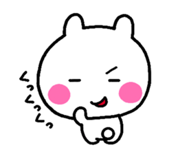 rabbit heart 2 sticker #1170855