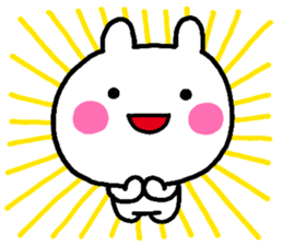 rabbit heart 2 sticker #1170858