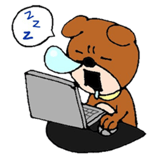 CALM DOG sticker #1171130