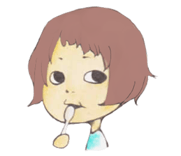 ha-kun and a-chan sticker #1171873