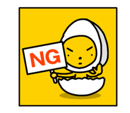 I am a half seasoning egg. sticker #1171992