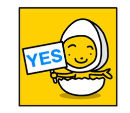 I am a half seasoning egg. sticker #1171993