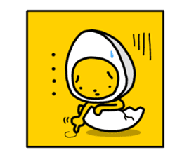 I am a half seasoning egg. sticker #1172005