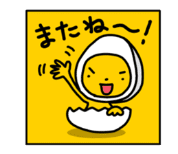 I am a half seasoning egg. sticker #1172018