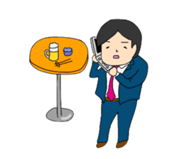 Businessman and His-Wife-the-DEVIL sticker #1172388