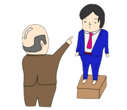 Businessman and His-Wife-the-DEVIL sticker #1172403