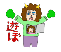 Businessman and His-Wife-the-DEVIL sticker #1172421