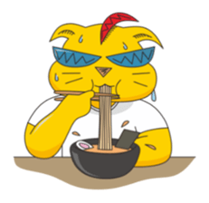 Alfred the cat sticker #1173033