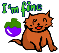 Meow Jung: the Mangosteen Cat sticker #1173227