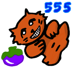 Meow Jung: the Mangosteen Cat sticker #1173230