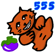 Meow Jung: the Mangosteen Cat sticker #1173230