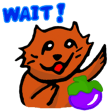 Meow Jung: the Mangosteen Cat sticker #1173236