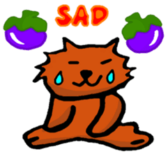 Meow Jung: the Mangosteen Cat sticker #1173241