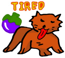 Meow Jung: the Mangosteen Cat sticker #1173242