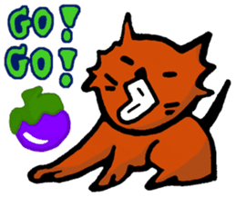 Meow Jung: the Mangosteen Cat sticker #1173247