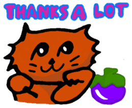 Meow Jung: the Mangosteen Cat sticker #1173250