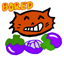 Meow Jung: the Mangosteen Cat sticker #1173256