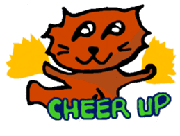 Meow Jung: the Mangosteen Cat sticker #1173263