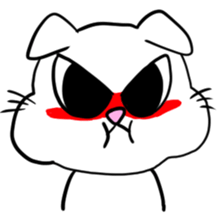 Score lop-eared cat sticker #1173393