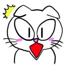 Score lop-eared cat sticker #1173396