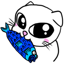 Score lop-eared cat sticker #1173407