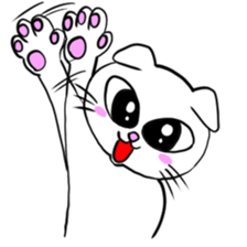 Score lop-eared cat sticker #1173412